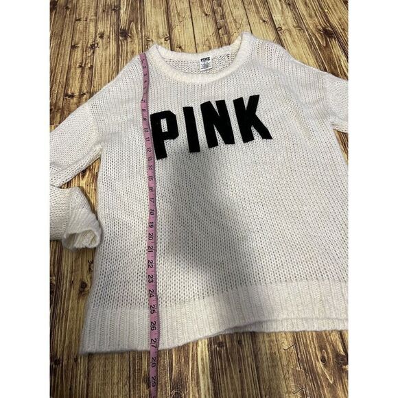 Victoria’s Secret PINK Off-White Acrylic Sweater - Picture 5 of 7